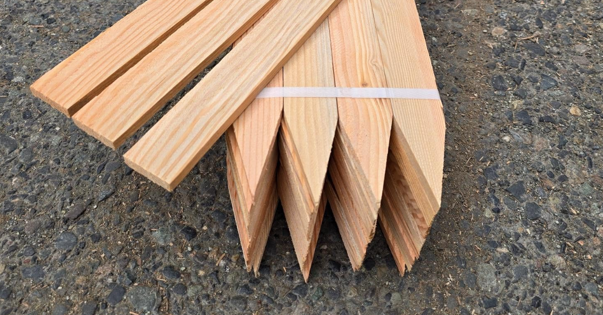 Buy wooden stakes