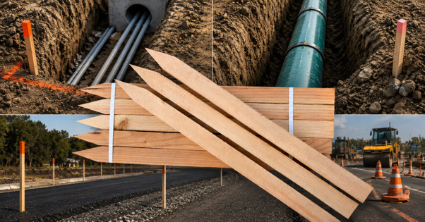 utility marking stakes